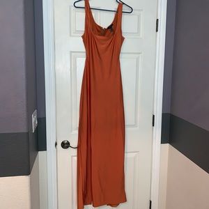 Orange Maxi Dress